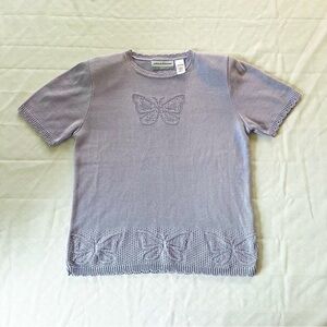 Vintage 2000s Alfred Dunner Butterfly Top